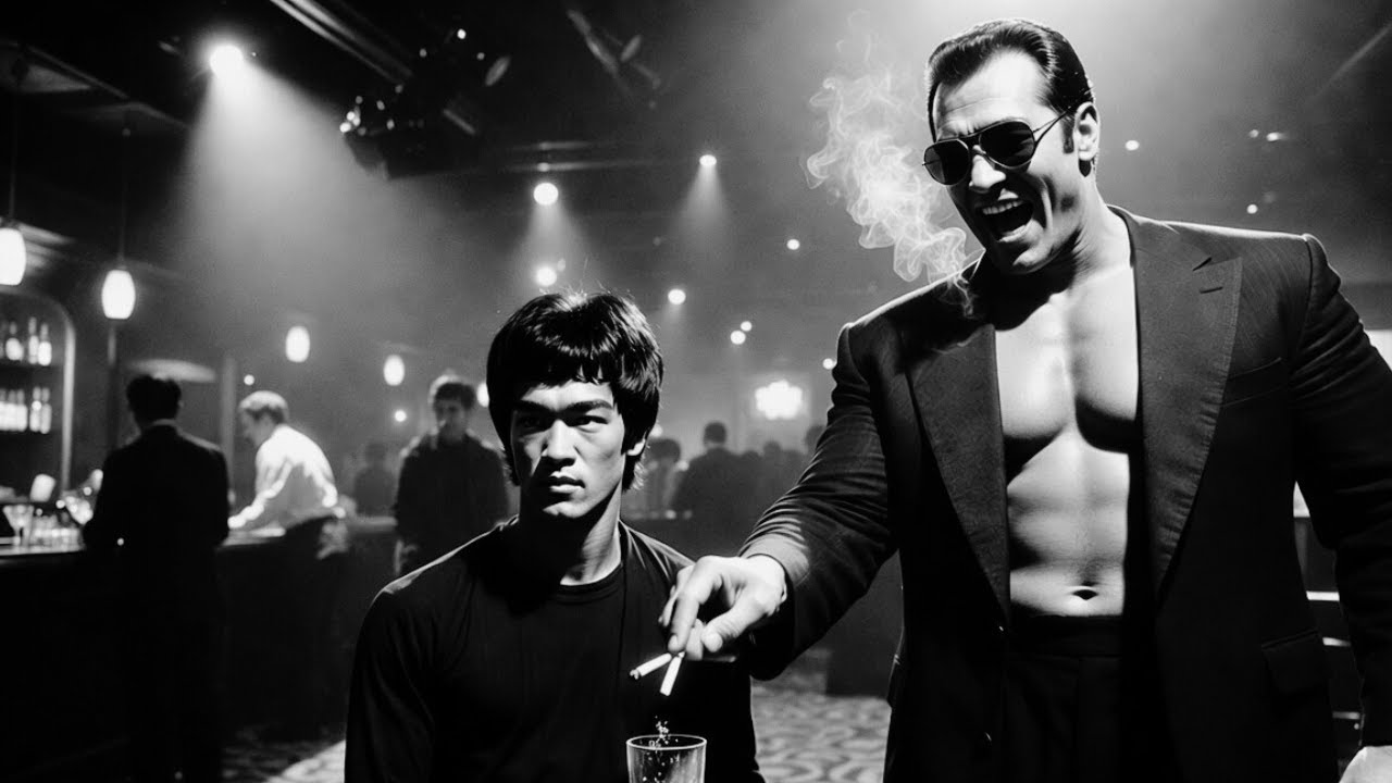 Bruce Lee está en la discoteca cuando un matón se ríe y dice: “Parece inofensivo” , tiempo después