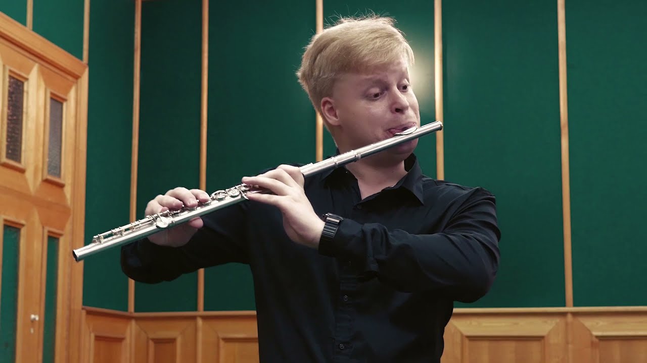 F. Poulenc. Sonata for flute and piano FP164. Allegro malinconico - Cantilena - Presto giocosо.