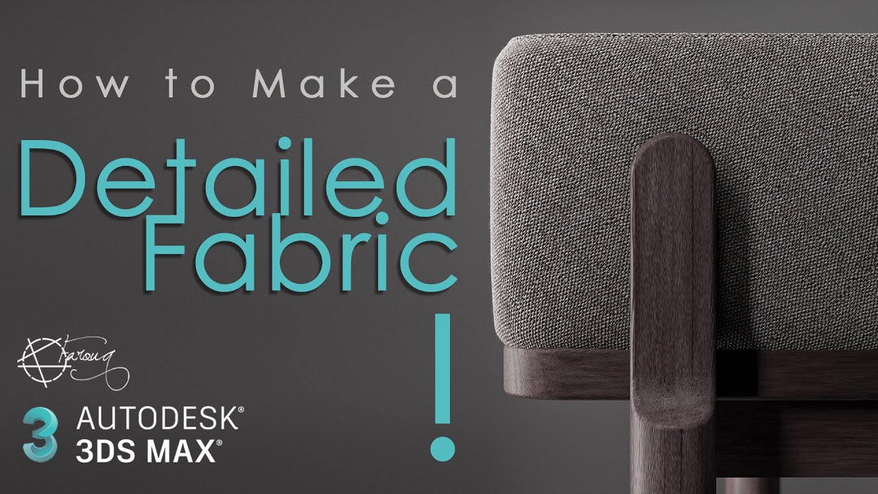 Realistic Fabric Material in 3ds Max - Easy Method | Corona Renderer