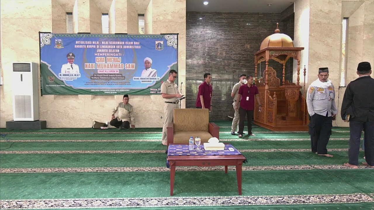 Semangat Isra Mi'raj, Tingkatkan Motivasi dan Disiplin Utk Memperkuat Kinerja & Spiritualitas ASN