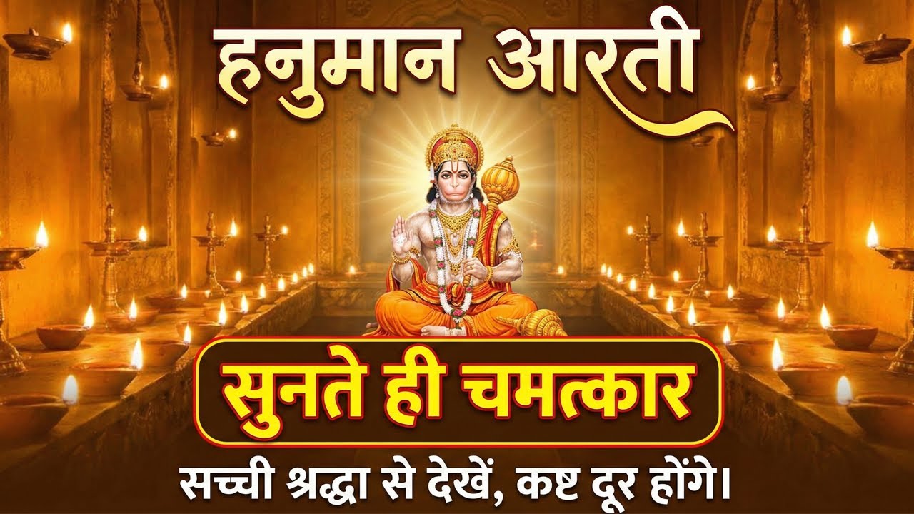 आरती कीजै हनुमान लला की | Morning Hanuman Aarti | Start Your Day with Hanuman Ji Blessings |