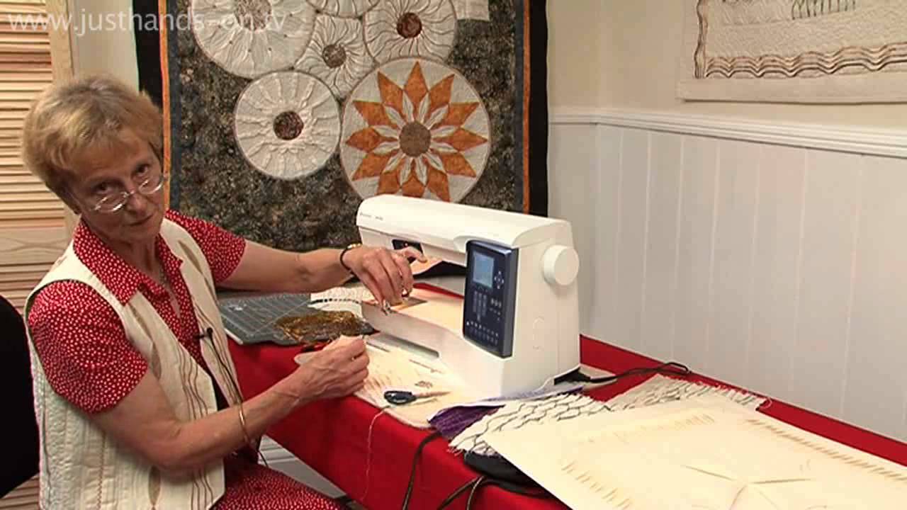 Satin Stitch Edging with Jennie Rayment