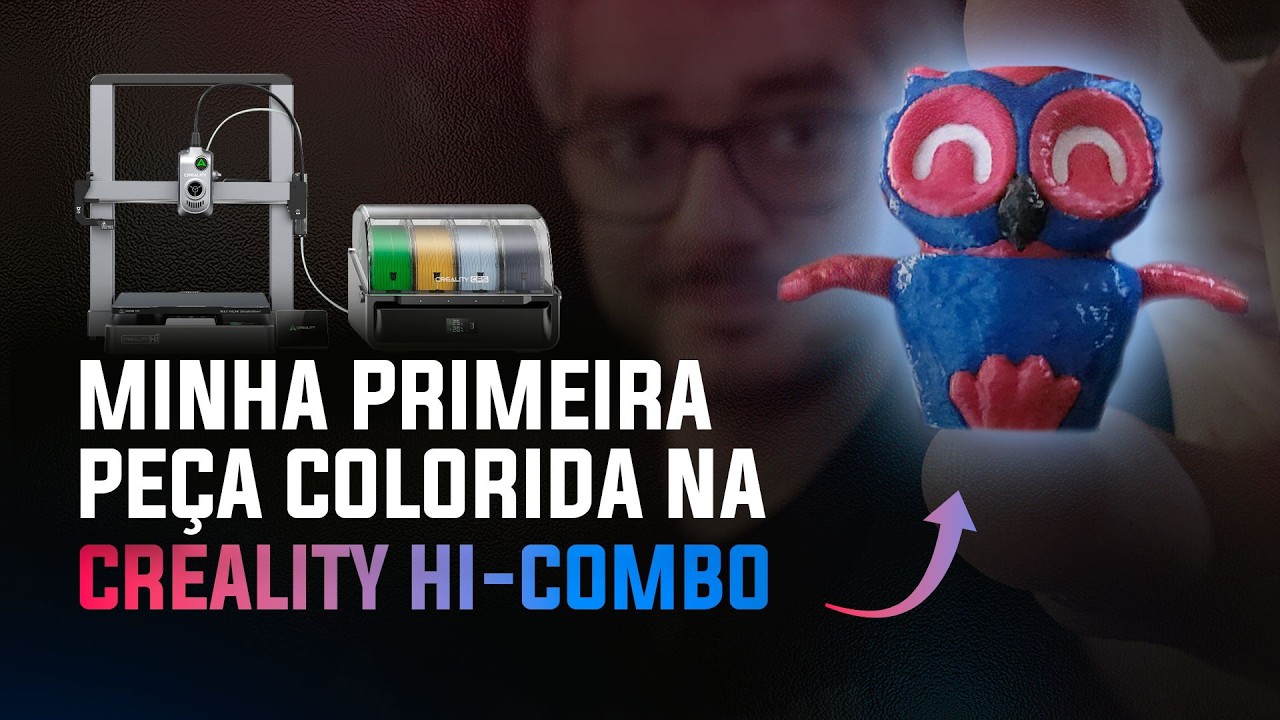 Como Configurar Sua Primeira Impressão 3D na Creality Hi Combo l Pablo Queiroz
