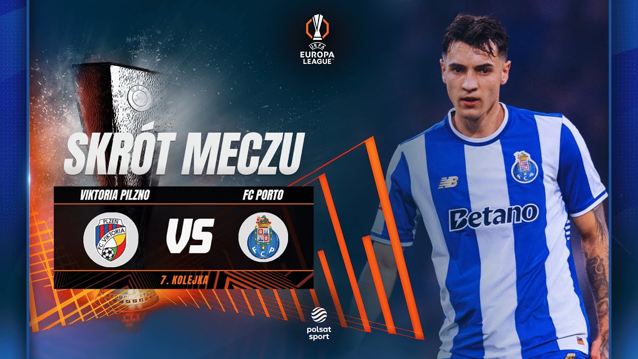 REMIS W KOŃCÓWCE, ASYSTA KIWIORA | SKRÓT: VIKTORIA PILZNO - FC PORTO | LIGA EUROPY