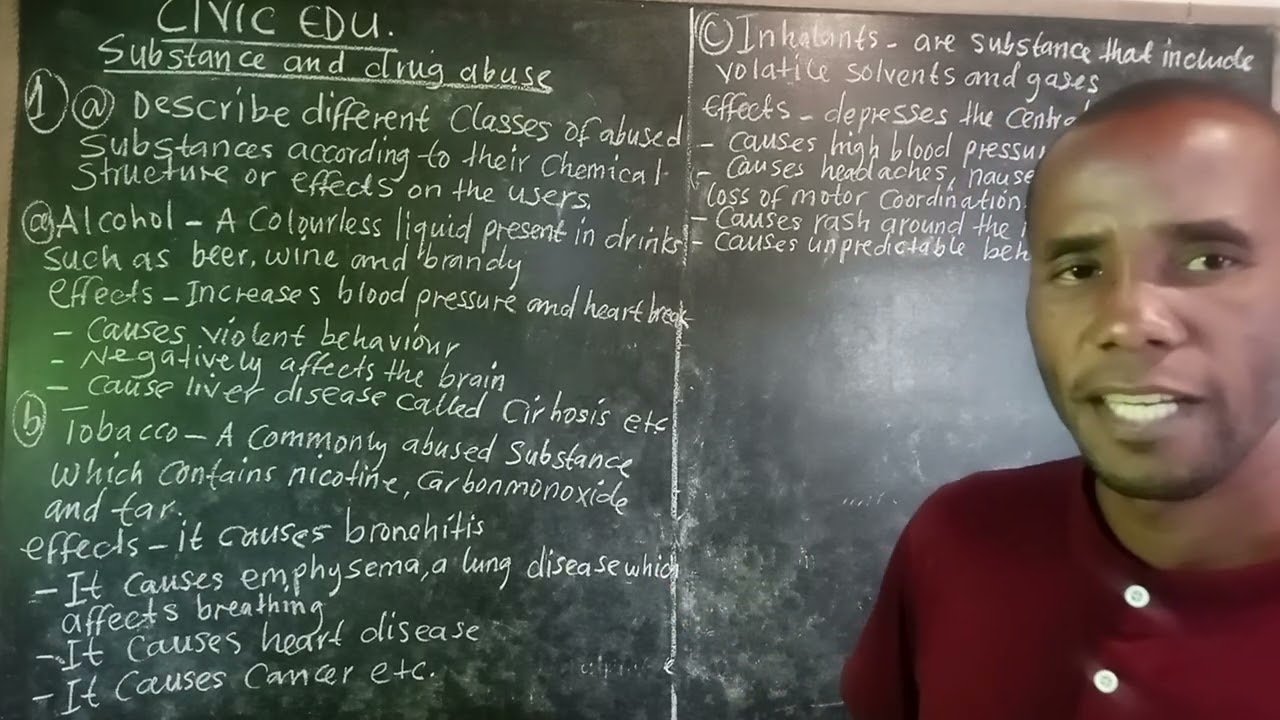 #Civic Education (drug and abuse)