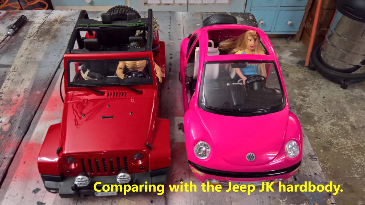 VW New Beetle   from toy to 4x4 RC scaler