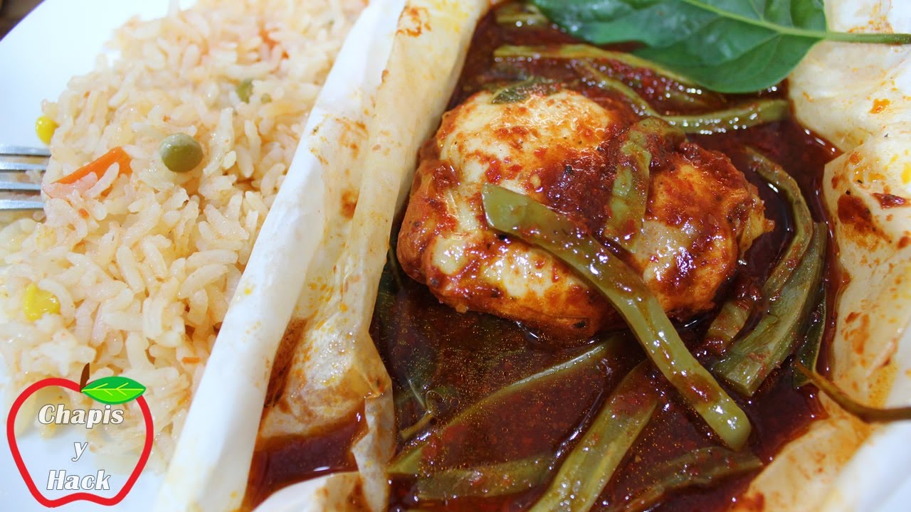 Mixiotes de Pollo con Nopales ¡Jugosos y muy fáciles de preparar!