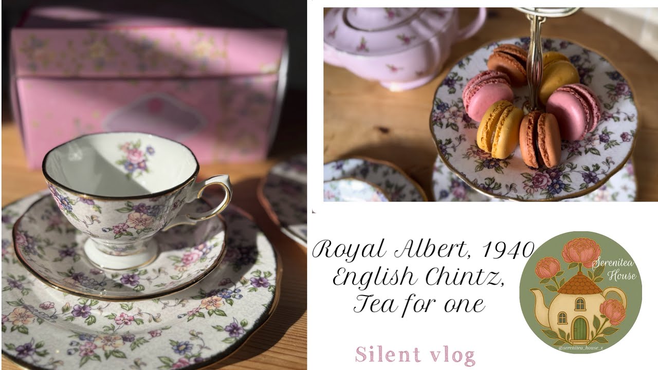 Royal Albert 1940 English Chintz | Unboxing | Silent Vlog | ASMR