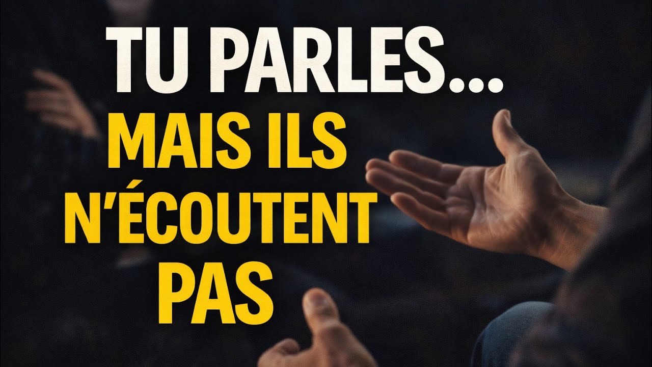 🔥 Pourquoi parler ne suffit pas pour être entendu