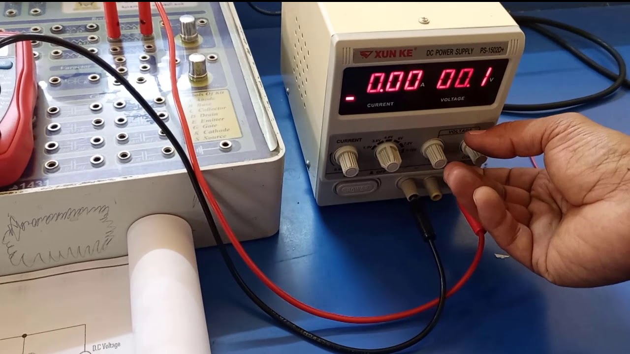 مختبر الالكترونيك_التجربة الثانية الجزء الاول_خواص الدايود بالانحياز الامامي