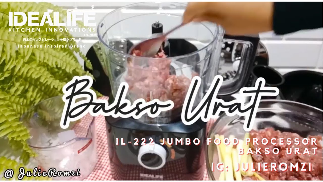 Bakso Urat (IDEALIFE Jumbo Food Processor IL-222)