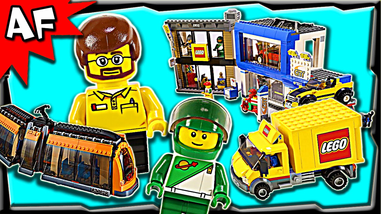 Lego CITY SQUARE 60097 Stop Motion Build Review