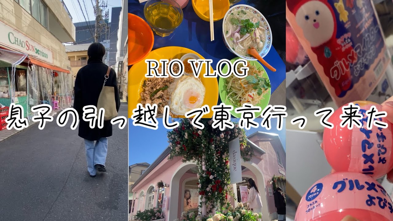【50代主婦VLOG】息子の引っ越しで東京行って来た