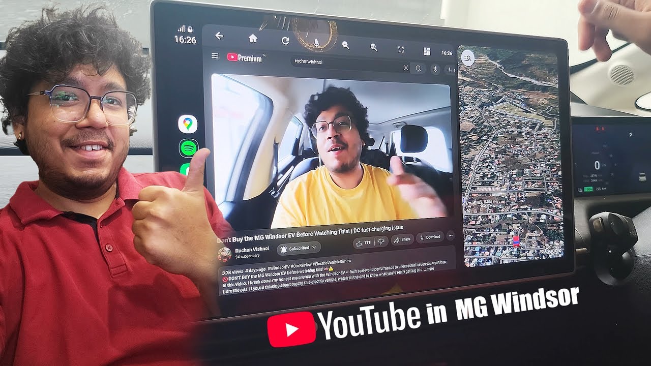 Watch YouTube in Your MG Windsor EV without spending a single penny