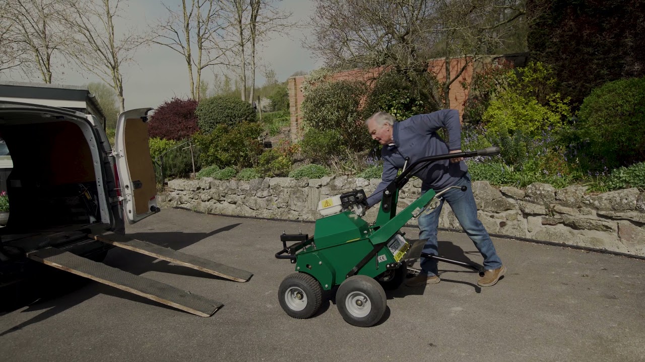 How to Load a Groundsman Turf Aerator