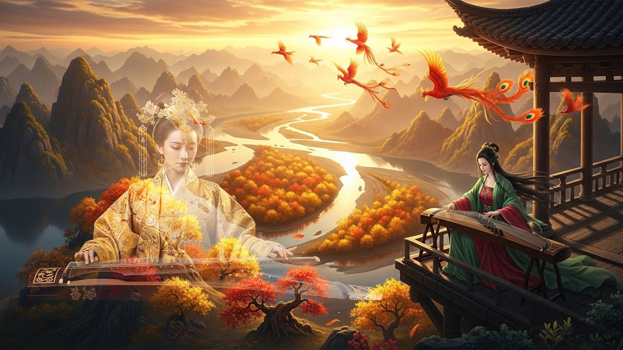 🍂Slow Traditional Chinese Melody, Guzheng Lead, Gentle Dynamics, Peaceful Dreams