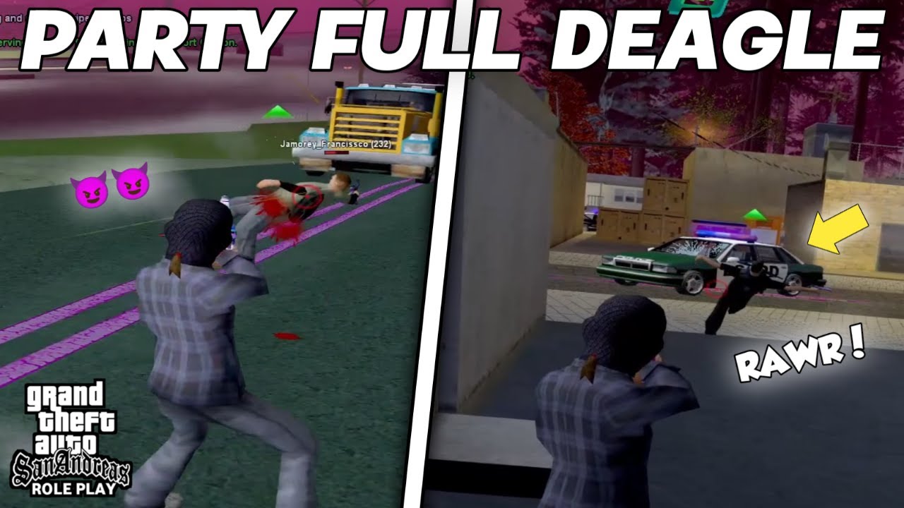 [JGRP] PARTY FULL DEAGLE BERAKSI, SOTOT SETUP DI ANGELPINE !! - GTA SA ROLEPLAY