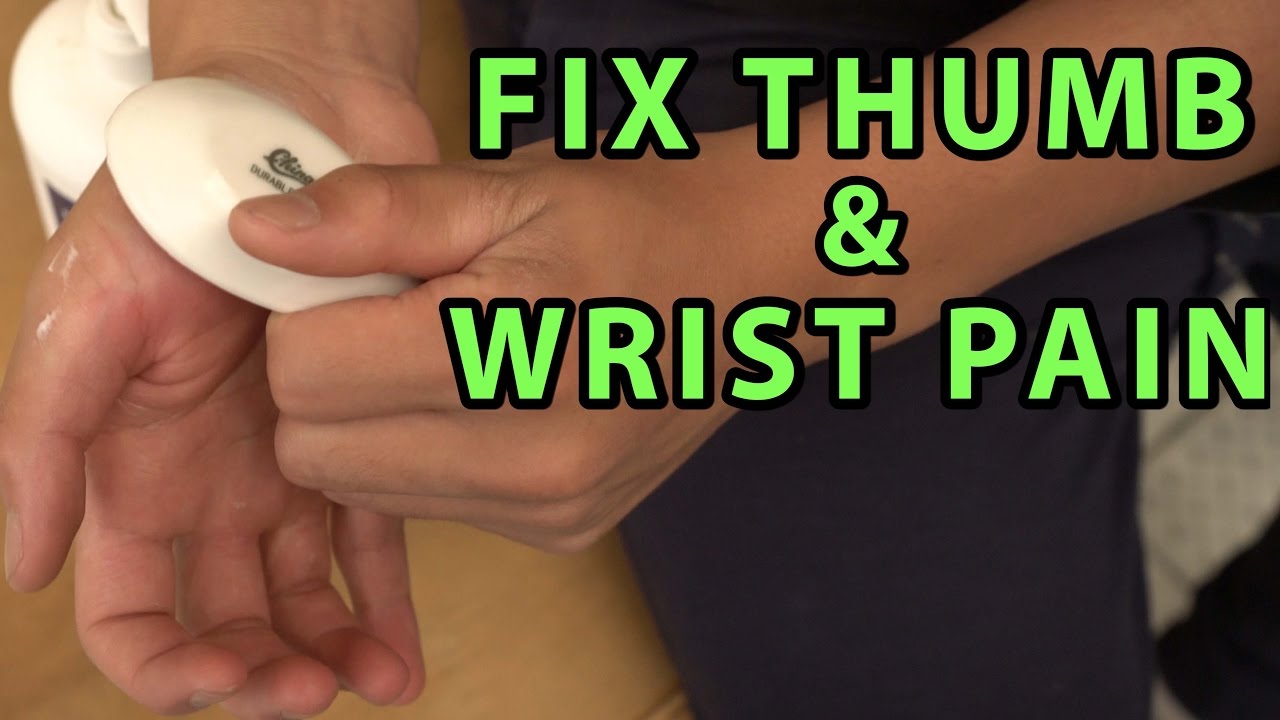 Fix Thumb and Wrist Pain With This Hack | GUA SHA