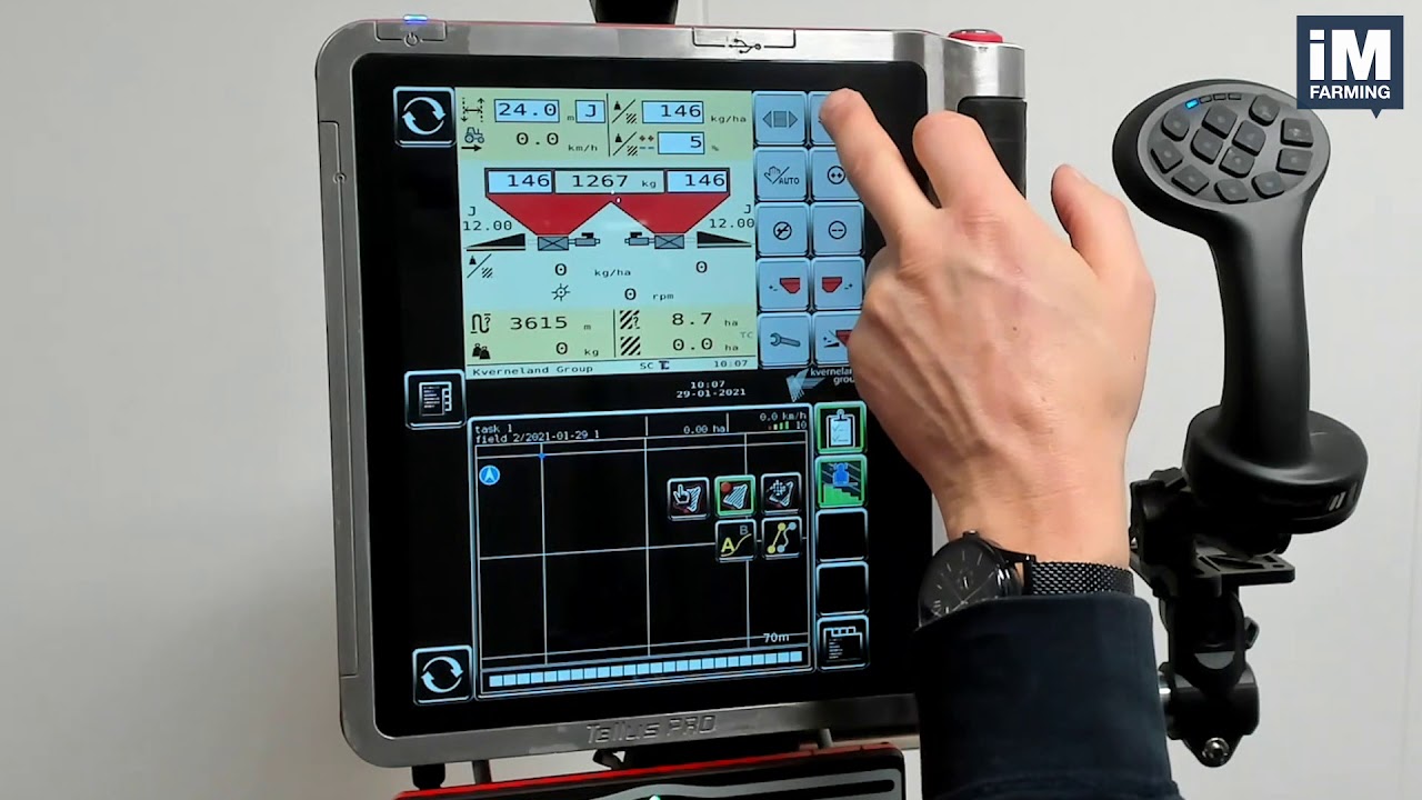 Vicon IsoMatch GEOCONTROL - How to start a task and recording field boundary and guidance line