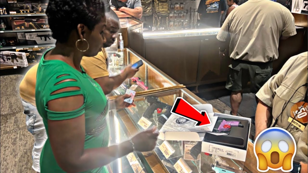 BUYING MY MOM HER FIRST GUN!! 🫨