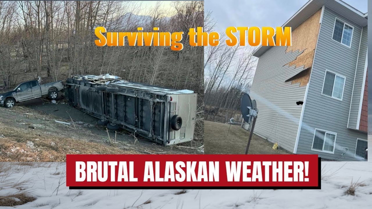 Невероятная ярость: Мощный катастрофический ураган обрушился на Аляску!