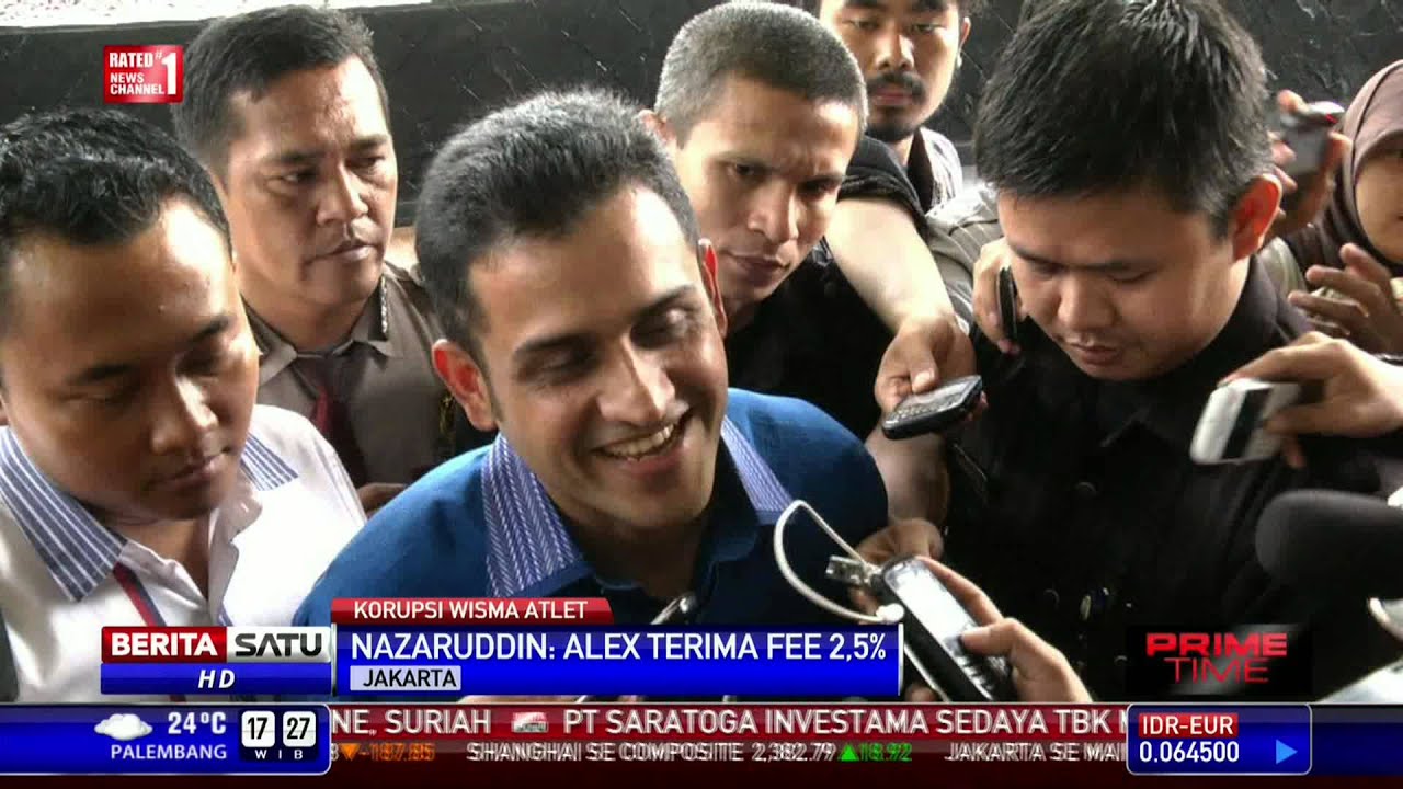 Nazaruddin: Alex Noerdin Terima Fee 2,5 Persen