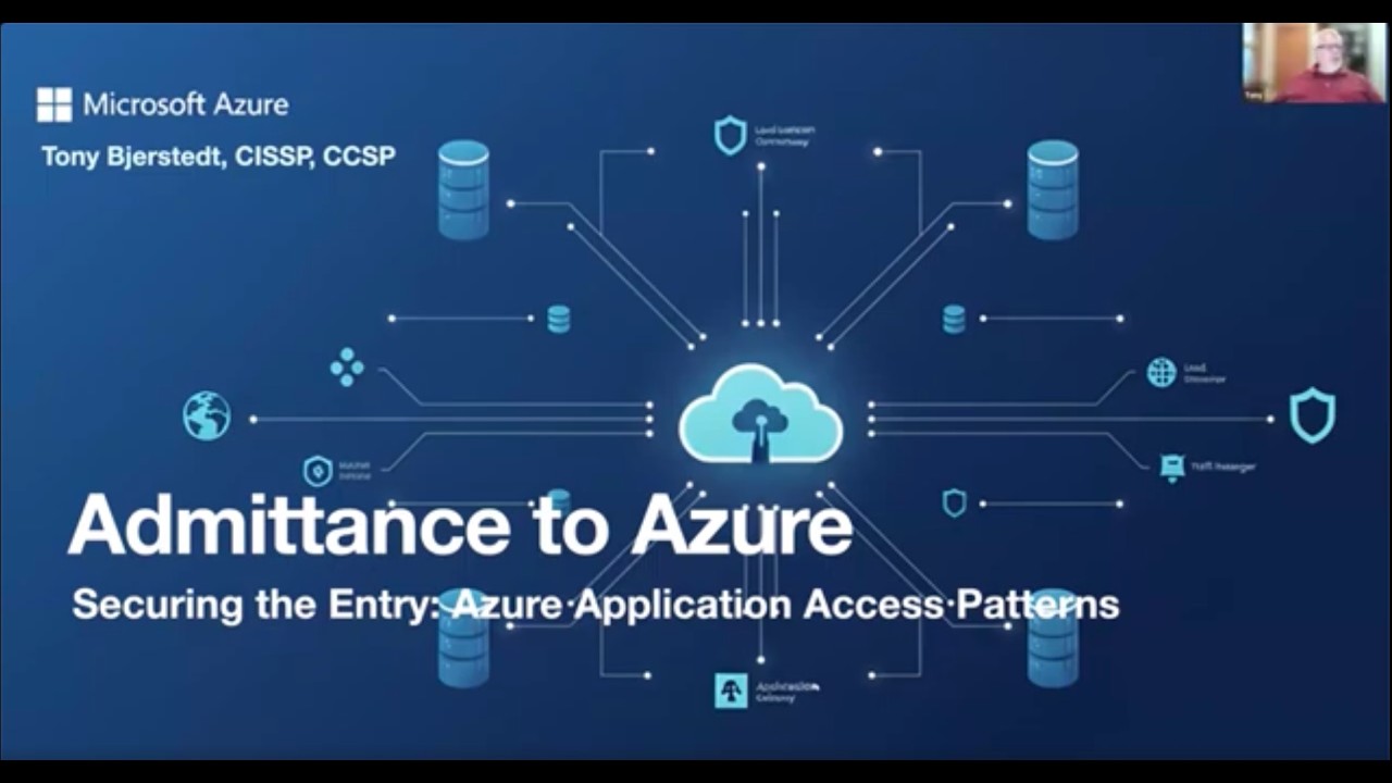 TC .NET User Group 2026 March: Admittance to Azure