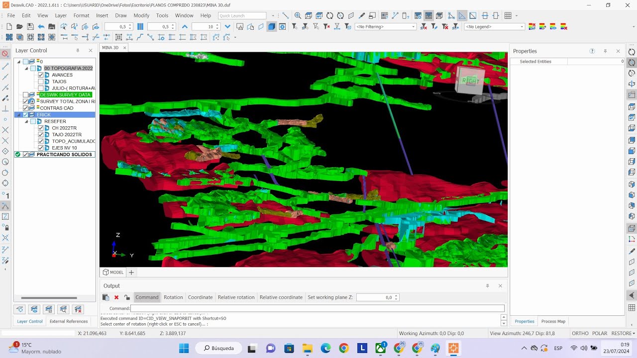 Curso de Deswik. Cad ( sesión III 2024), GRATIS.