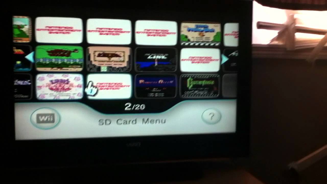 My Wii virtual console games I downloaded in 2011