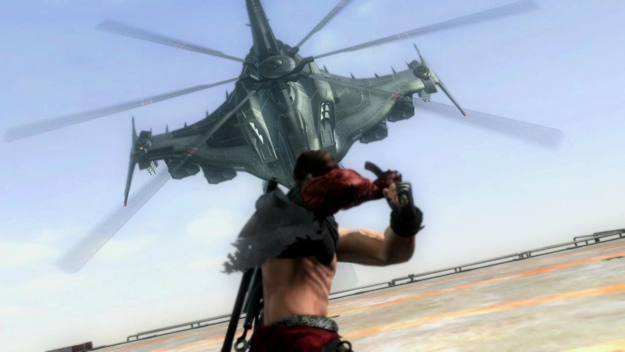 Ninja Gaiden 3: Razor's Edge - Helicopter Boss Fight (Hard Mode)