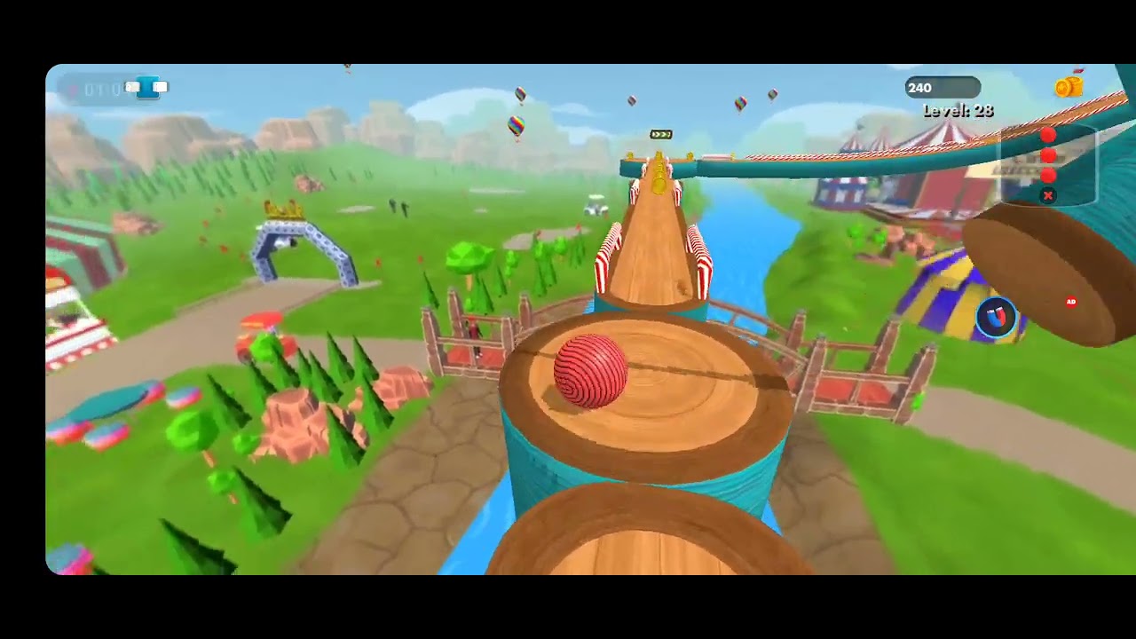 Sky Ball Jump - Going Ball 3D Level No 28 || ball race game | Ball Games , Going ball or Gyro sohere