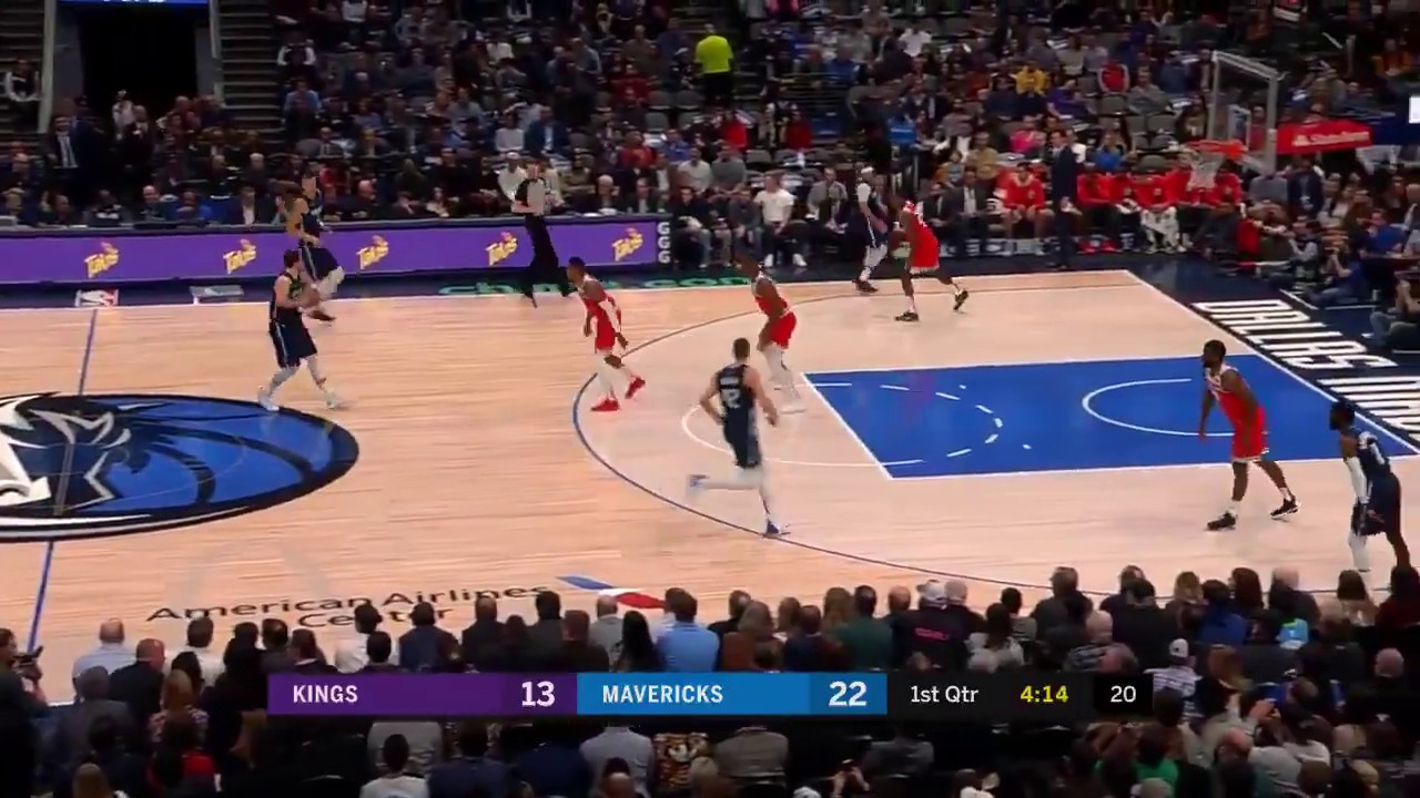Luka Doncic Returns With SWEET No-Look Assist
