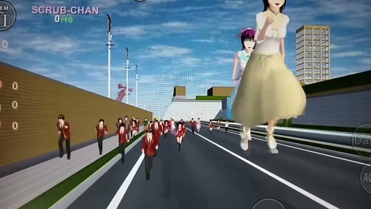 SIREN HEAD Vs GIANT ALEXANDRA JONER Ft ELLIE GOULDING TRONG Sakura school simulator (PHIM NGẮN)