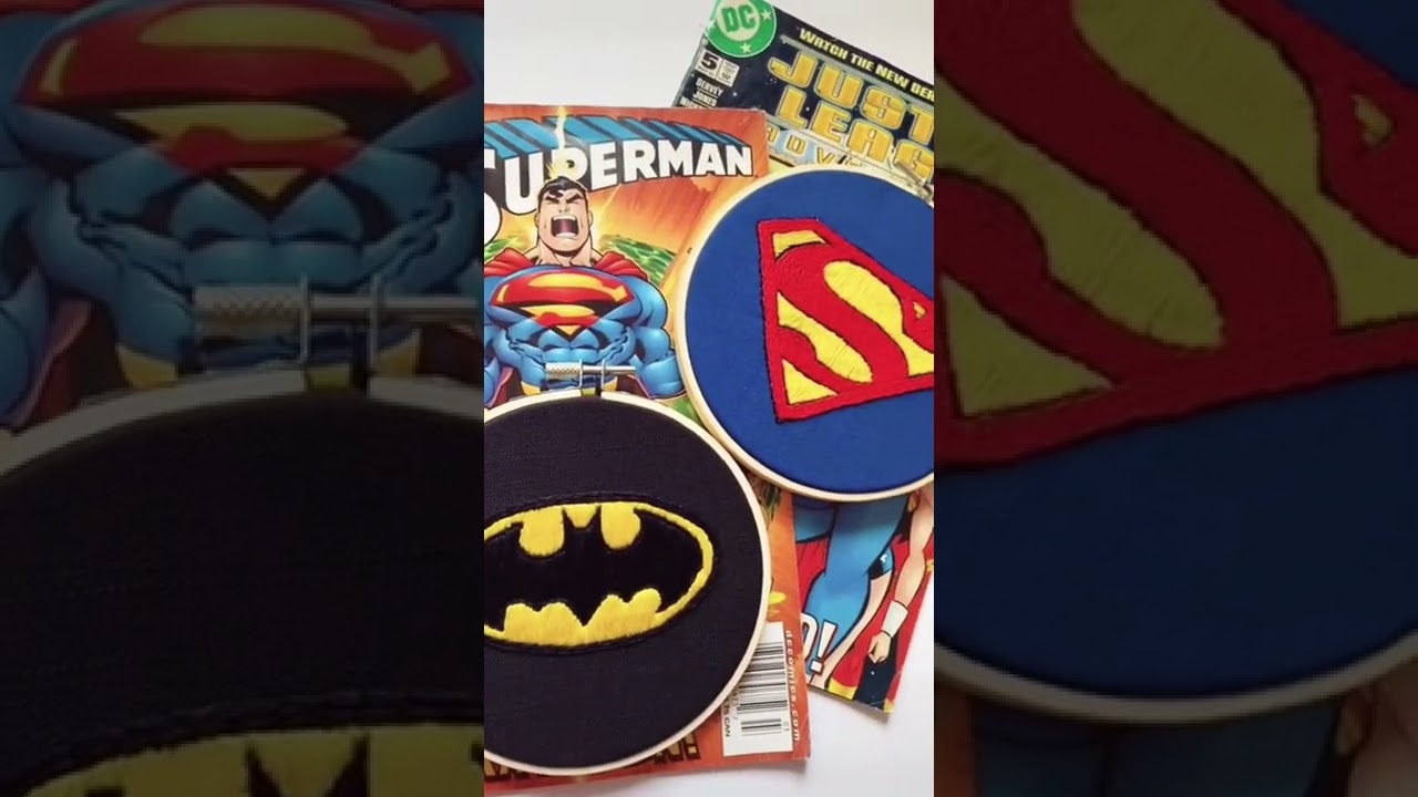 Batman vs. Superman embroidery edition 