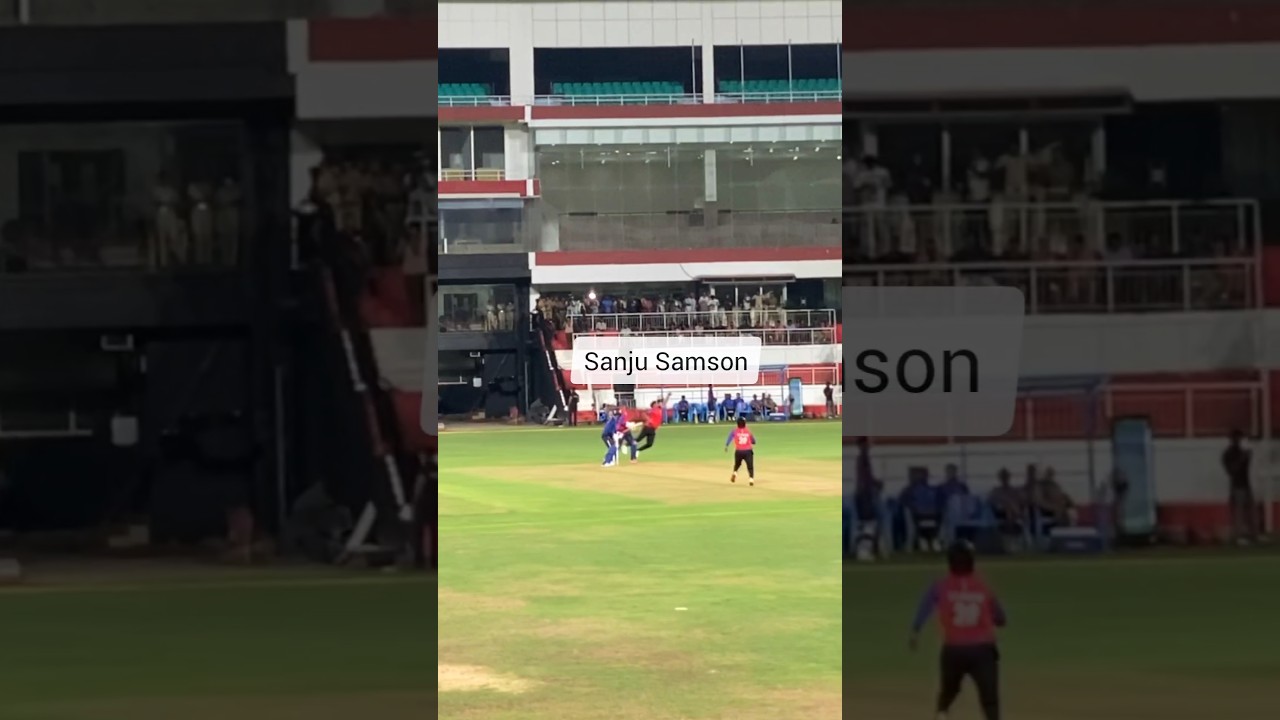 Great catch by Sanju Samson | Sachin Baby c Sanju b Sijomon | KCA President's XI vs KCA Secretary XI