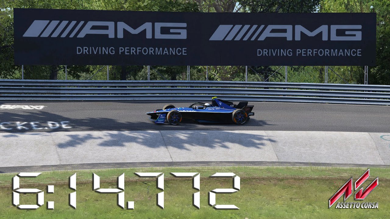 Assetto Corsa - 2023 Spark Formula E Gen3 - Nürburgring Nordschleife Lap Times - 6:14.772