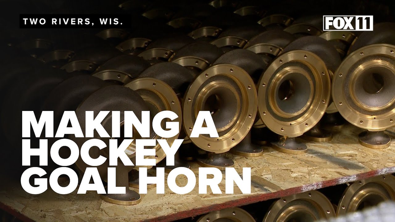Inside the factory that made the Utah Mammoth's goal horn and horns for other NHL arenas