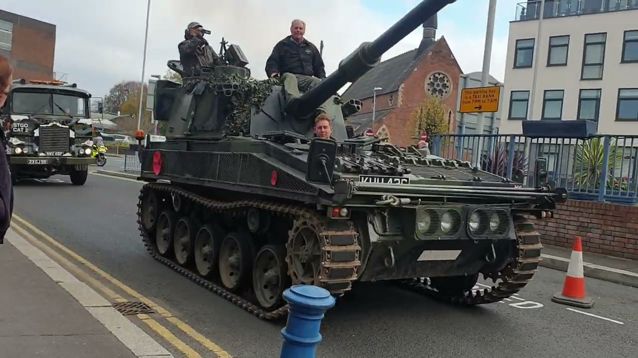 Stourbridge Military Vehicle procession 12th November 2022