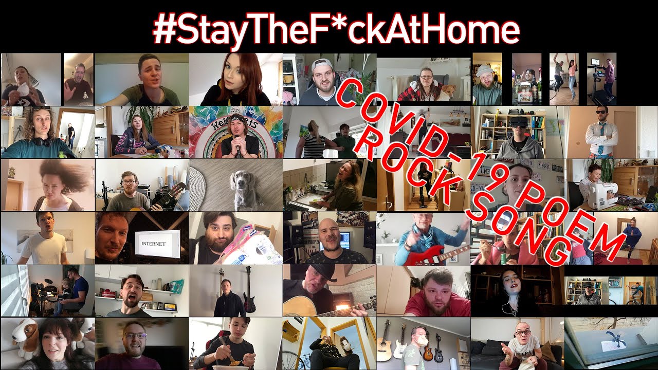 Covid-19 Rock Poem - Stay The Fuck At Home