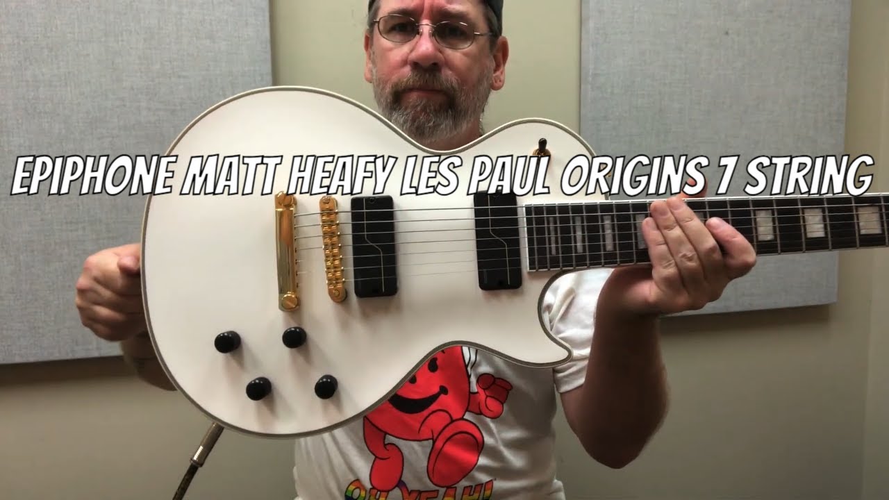 Epiphone Matt Heafy Les Paul Origins 7 String Demo