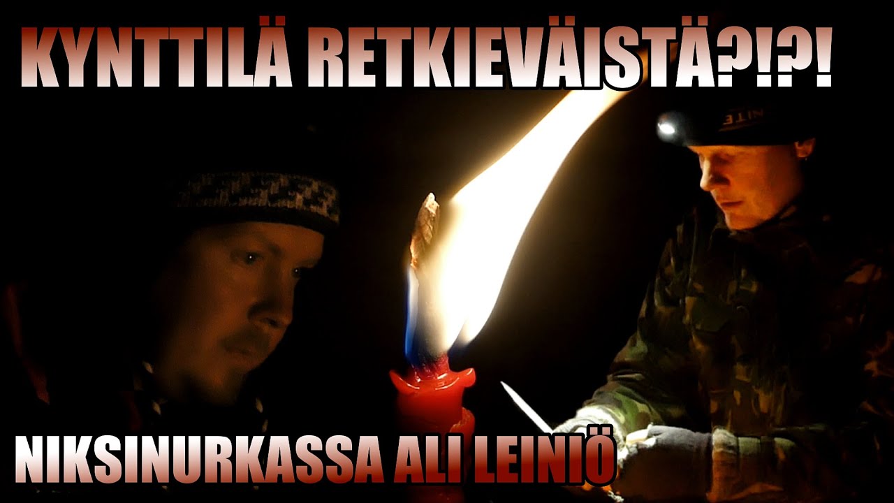 Leiri- ja Riippumattoelämää Ali Leiniön Kanssa | Tehdään Kynttilä Retkiruuasta
