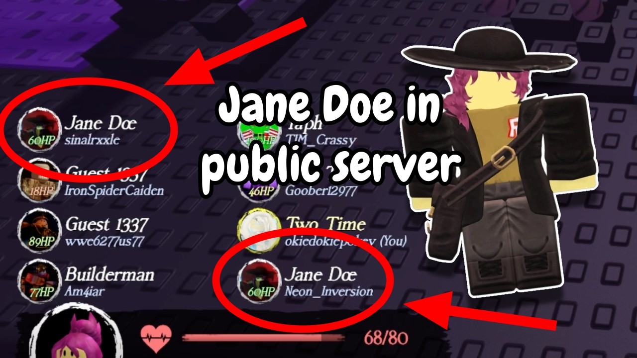 Jane Doe in a public server | Forsaken