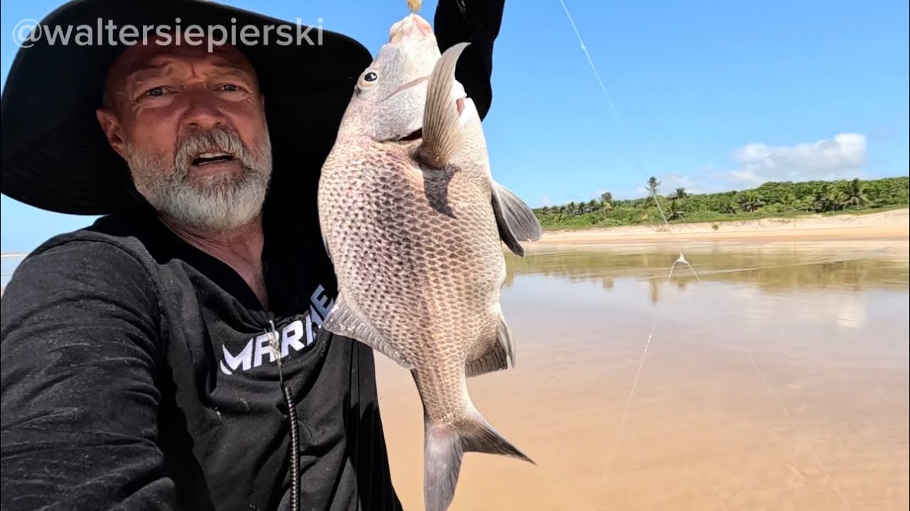 PESCARIA DE PRAIA 🎣🏝️ EM COSTA DOURADA - BA
