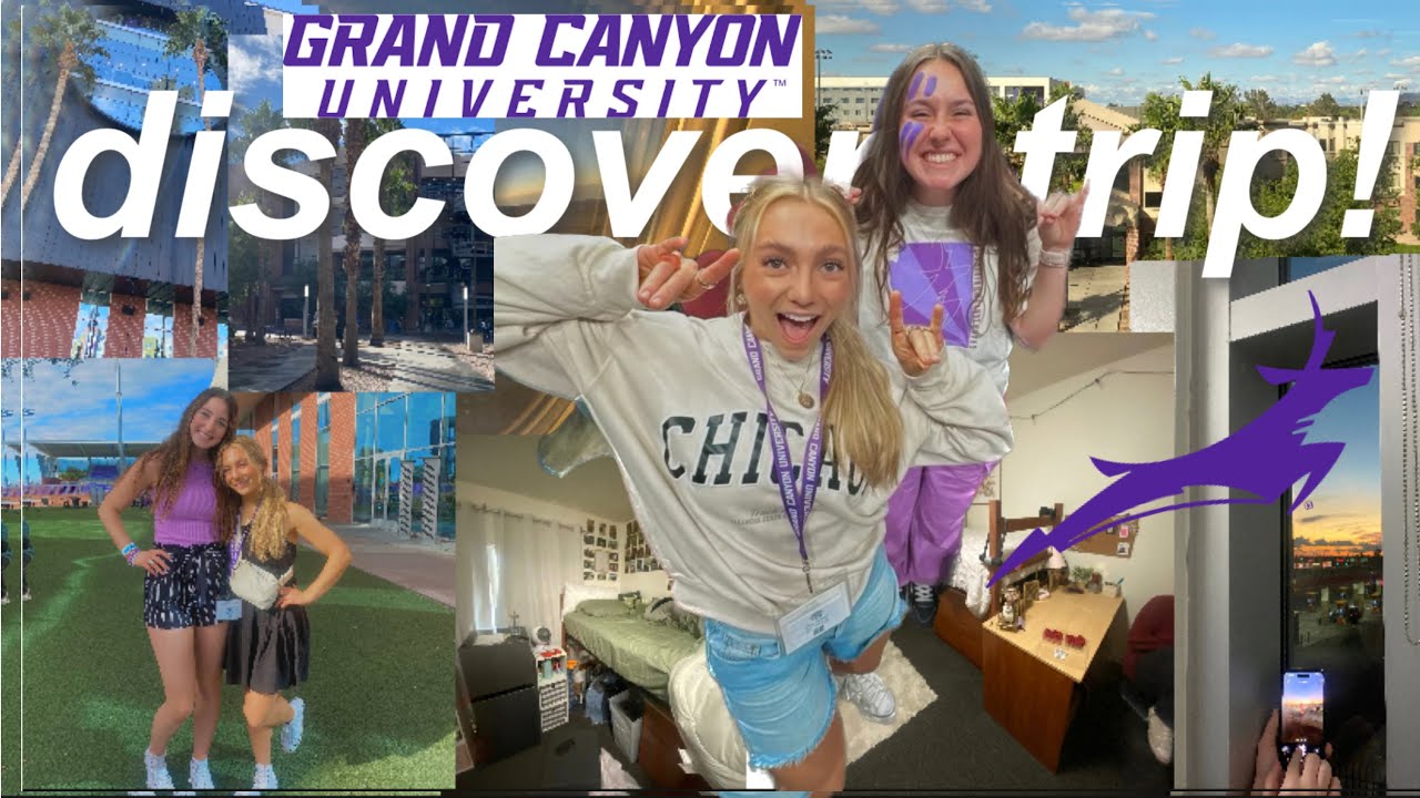 DISCOVER GCU (grand canyon university) trip vlog!! 💜🤍