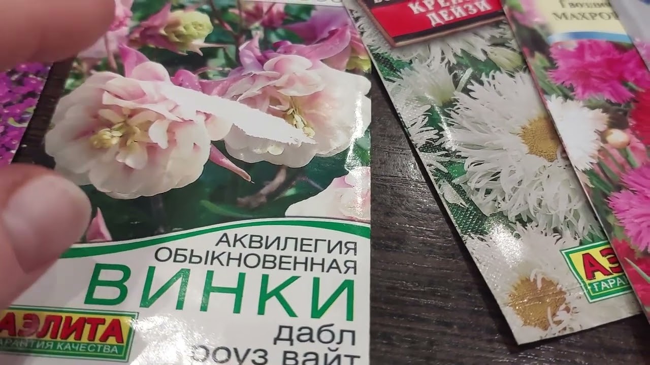 Начинаю шуршать пакетиками ❗Мой ассортимент цветов на 2026 год❗