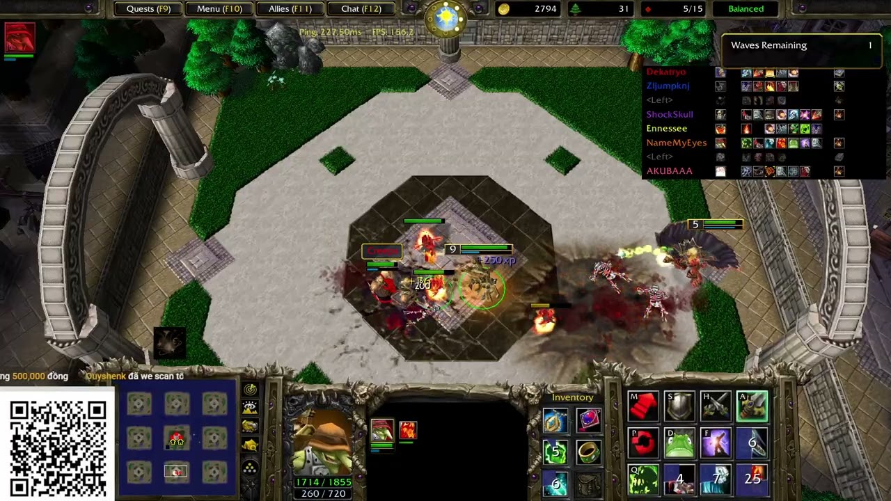 Balanced Hero Survival v0.88E A14 - Summon chất lượng