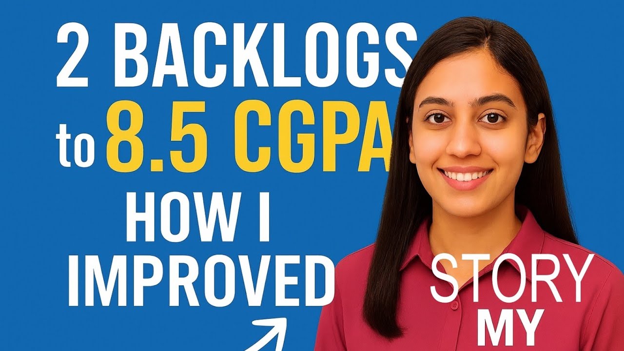 2 Backlogs to 8.5 CGPA # How I Improved # My strong # student Success story # Tips 