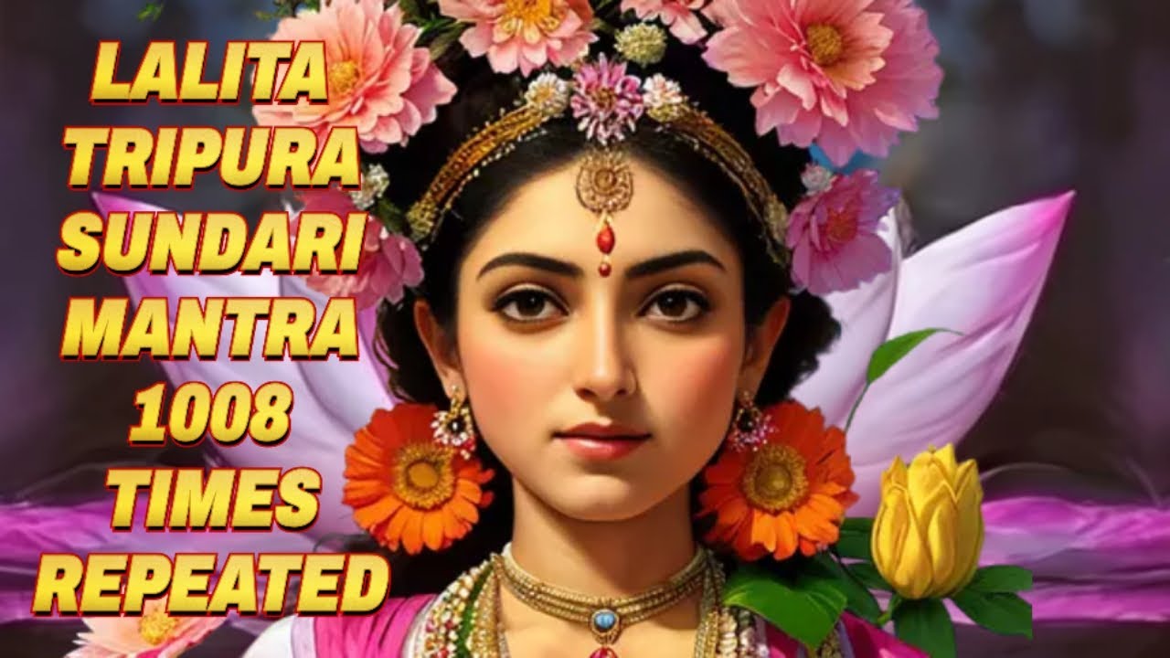 OM SRI LALITA TRIPURA SUNDARI DEVYAI NAMAH 1008 TIMES REPEATED | LALITHA TRIPURA SUNDARI MANTRA