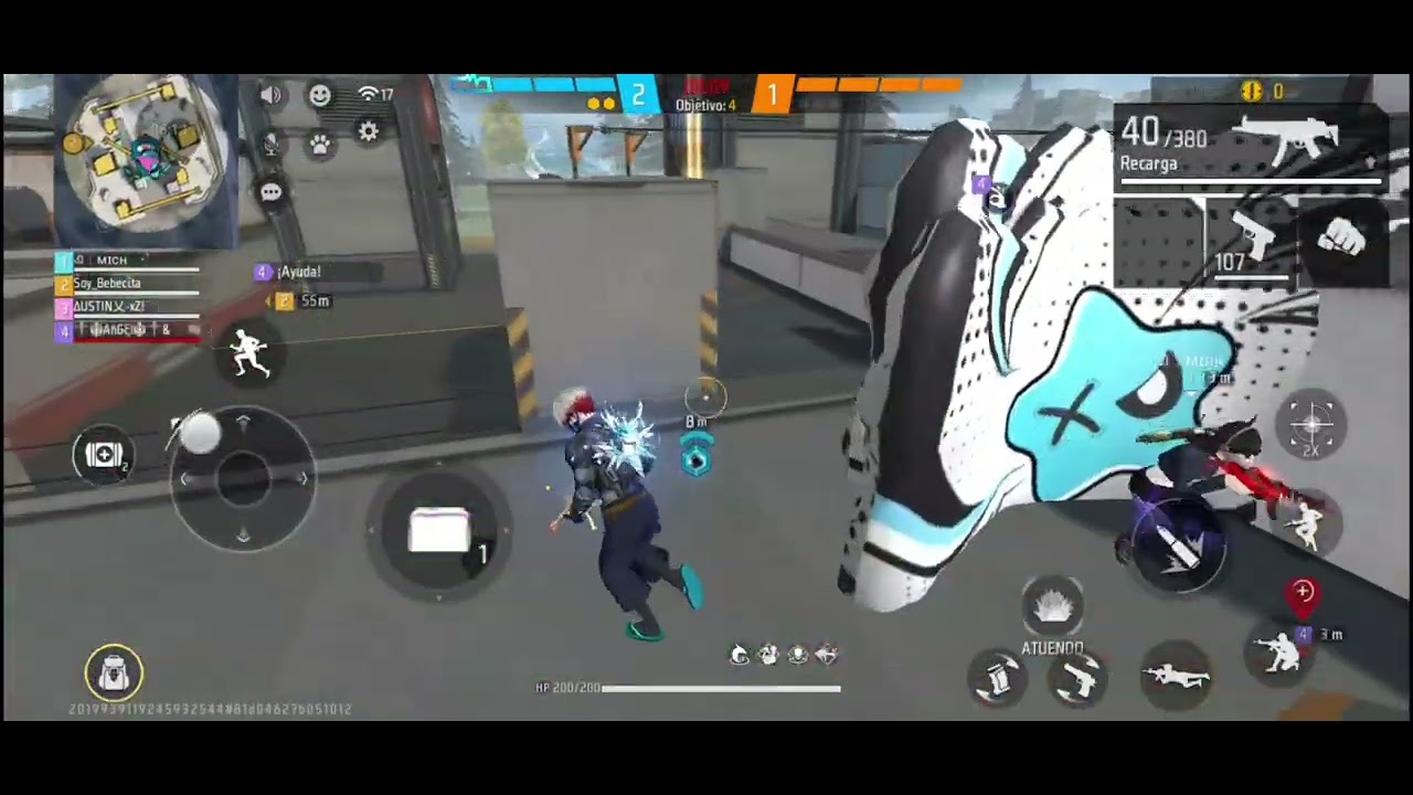 Jugando duelo de escuadras 😱😱🔫🔫