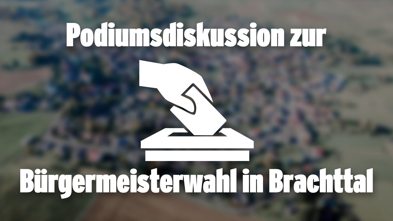 +++ Podiumsdiskussion der Bürgermeisterkandidaten +++ Beginn 16:45 (vorspulen)